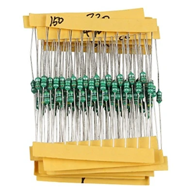 Afbeelding van HALJIA 1/4 W 0.25 Gekleurde Ring Inductoren Set 1uH 1MH DIP Kleur Wiel Verschillende Kit (12 x 10 stuks)