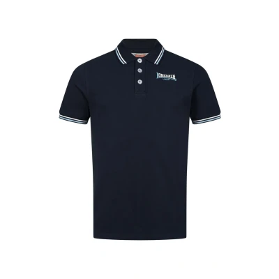 Afbeelding van Lonsdale Passform Eastleigh Poloshirt, Heren, Maat: Small, Navy ice off white