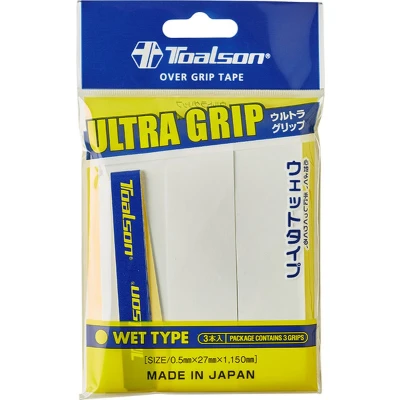 Afbeelding van Toalson overgrip Tennis Padel ultra wit 3 stuks