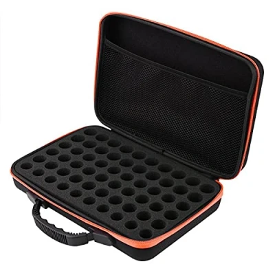 Afbeelding van Etherische Oliën Cases, 5ml, 10ml, 15ml Olie Draagtas Houdt 60 Flessen Hard Shell Tas voor Reizen(rood)