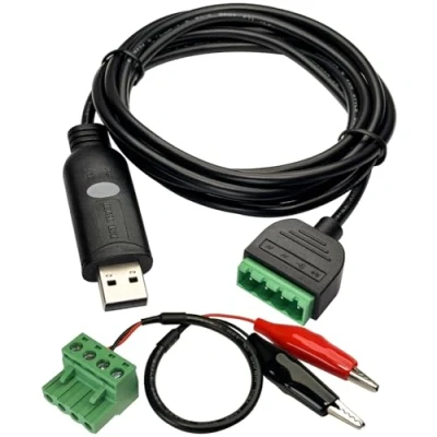 Afbeelding van DSD TECH SH U13 USB naar RS485 adapter met krokodillenklemmen Compatibel Windows Linux en Mac OS