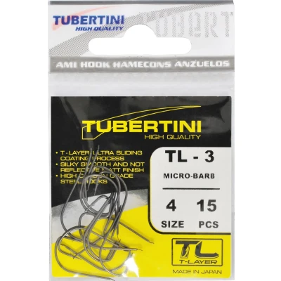 Afbeelding van Tubertini Haken TL 3 Micro Barbed (12 pcs) Maat : 6