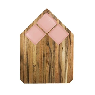 Afbeelding van TAK Design Snijplank Pau Acaciahout Roze