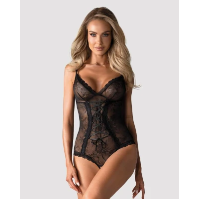 Afbeelding van Obsessive Slevika Teddy Zwart S/M