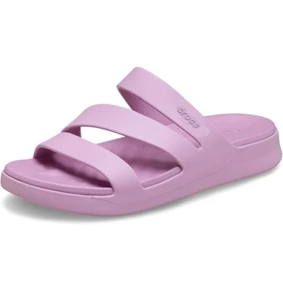 Afbeelding van Crocs Getaway Sandaal met bandjes voor dames, Hydrangea, 37/38 EU