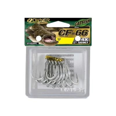 Afbeelding van Owner CF 66 Catfish Treble Haken #4/0 (5 stuks) Dreggen