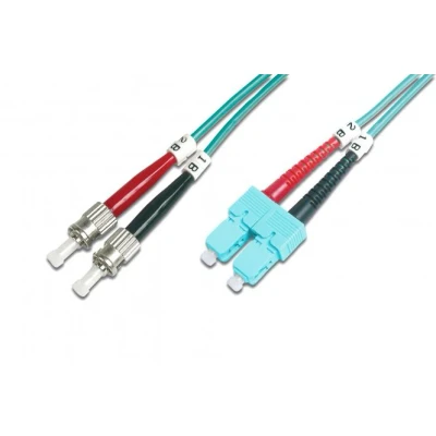 Afbeelding van Digitus DK 2512 02/3 Glasvezel kabel 2 meter ST SC I VH OM3 Aqua kleur