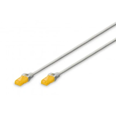 Afbeelding van DIGITUS LAN kabel Cat 6A 2m Slank RJ45 netwerkkabel UTP niet afgeschermd Compatibel met 6 Grijs