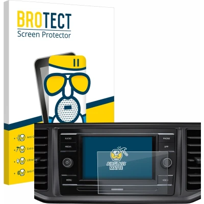 Afbeelding van BROTECT Screenprotector voor Volkswagen Crafter Composition Colour 2022 Folie Beschermfolie Beschermglas matte