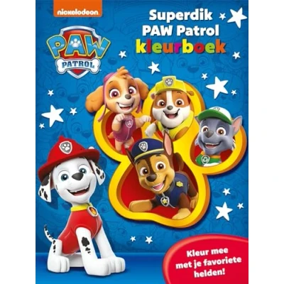 Afbeelding van Superdik PAW Patrol kleurboek (Paperback)