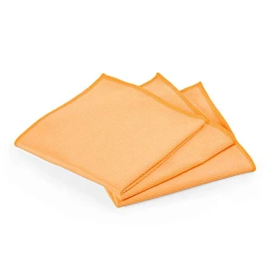 Afbeelding van Polijstdoeken van microvezel, verpakking 3 stuks, 40 x cm, ideale theedoeken microvezel en raamdoek, streepvrij, glazen poetsdoeken