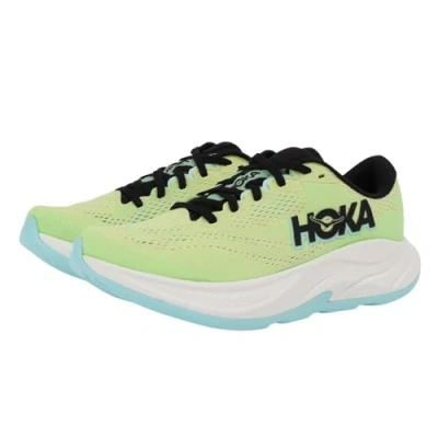 Afbeelding van HOKA Rincon 4 Hardloopschoenen voor op de weg, Heren, Maat: 41 1/3, Yuzu/tart apple Textiel/ synthetisch