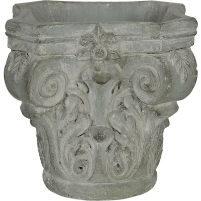 Afbeelding van Clayre &amp; Eef Groene Bloempot 17*17*16 cm 6TE0333