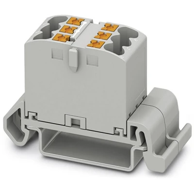 Afbeelding van Phoenix Contact PTFIX 6X2,5 NS35A GY 3273132 Verdeelblok 0.14 mm² 2.50 Grijs 10 stuk(s)