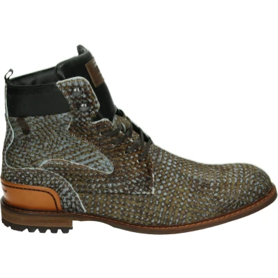 Afbeelding van Floris van Bommel CREPI 05.14 Heren sneakersHeren veterschoenVrije tijd half hoog Kleur: Grijs Maat: 42.5