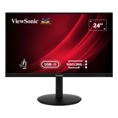 Afbeelding van Viewsonic VG2409U 2 LED monitor Energielabel E (A G) 60.5 cm (23.8 inch) 1920 x 1080 Pixel 16:9 4 ms HDMI, DisplayPort, Audio, stereo (3.5 mm jackplug), USB
