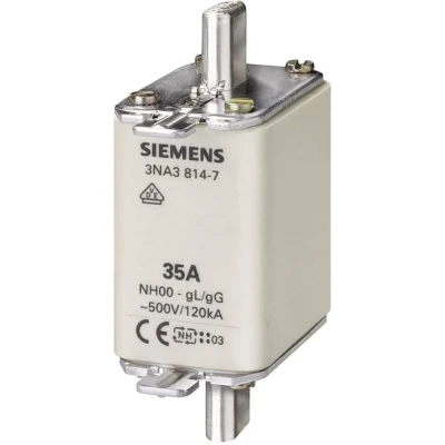 Afbeelding van Siemens 3NA3836 NH zekering Afmeting : 00 160 A 500 V/AC, 250 V/AC 3 stuk(s)