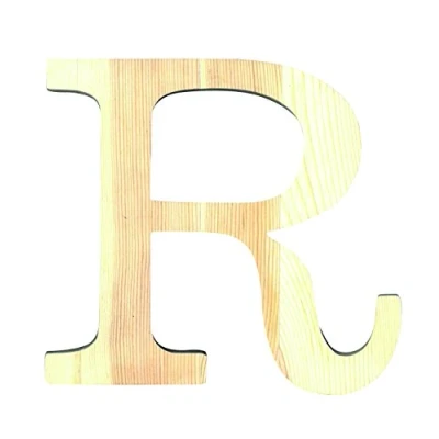 Afbeelding van Artemio houten letter R 19 cm