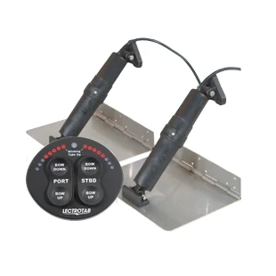 Afbeelding van Allpa elektrische trim tab set 9 x 18 12v (boot 22&#039; 30&#039; / 7 9m)