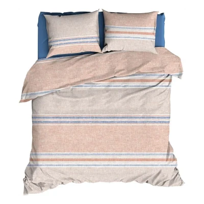 Afbeelding van Dekbedovertrek Romanette Alfie Terra Katoen 200 x / 220 cm 2 Persoons