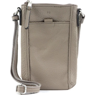 Afbeelding van FREDsBRUDER Leren Schoudertas Art Collection Crossbody Bag Muddy Bruine
