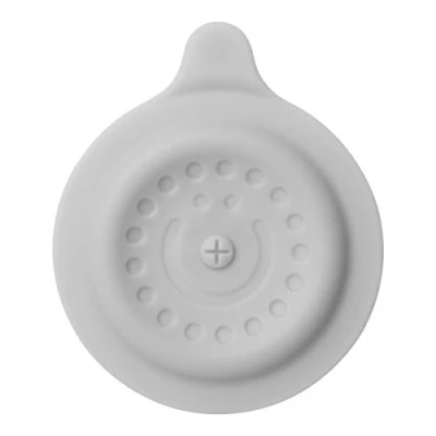 Afbeelding van Ubbi Badafvoerhoes, zachte zuignap afvoerstop, pasgeboren essentials, baby en peuter badtijd accessoires, vaatwasmachinebestendig, grijs