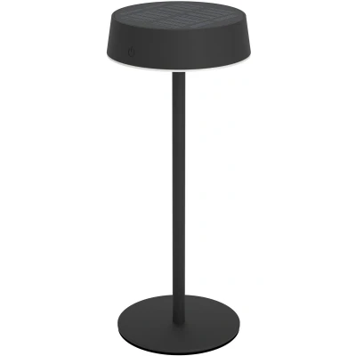 Afbeelding van Eglo Strakke tafellamp Simeri hybride zwart 75876