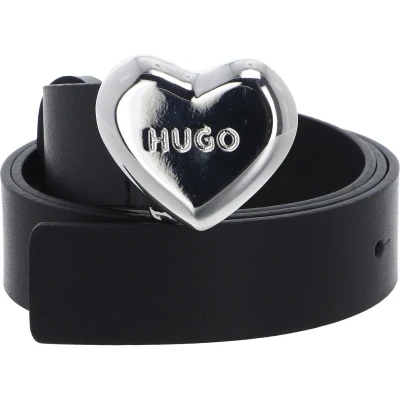 Afbeelding van HUGO Serce Riem, Dames, Maat: 90, Black