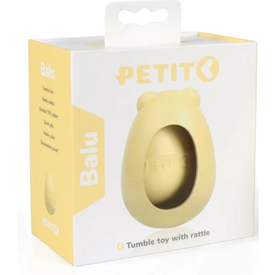 Afbeelding van Puppyspeelgoed Petit wiebelspeelgoed balu Geel 8x6x6cm