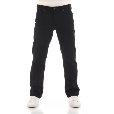 Afbeelding van MUSTANG Heren Jeans Big Sur Regular Fit Broek Denim Stretch Katoen Zwart Blauw Black Blue W30 w40, (4000 940), 36W x 32L