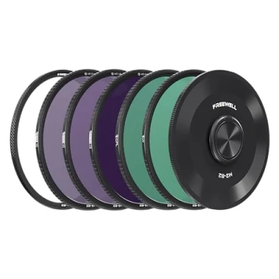 Afbeelding van Freewell M2 Magnetische Quick Swap 5 pack 82mm ND8, ND64, ND1000, CPL &amp; UV Filters
