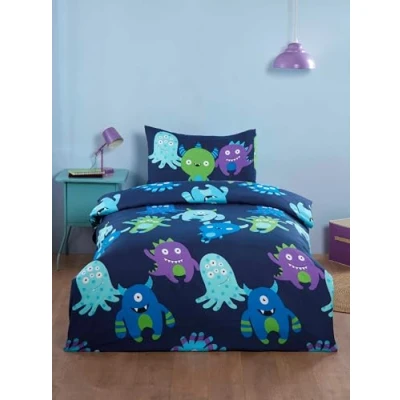 Afbeelding van Rapport home Monsters Microvezel Dekbedovertrek Set Single Multi