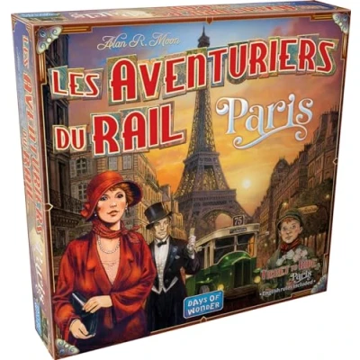 Afbeelding van Bordspel Asmodee Les Aventuriers du Rail Paris (FR)