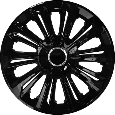 Afbeelding van NRM Extra Sterk Wieldoppen 15 inch Set van 4 stuks Zwart