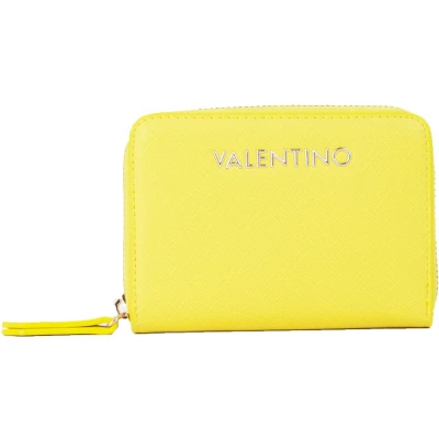 Afbeelding van VALENTINO portemonnee Zero Re Zip Around Wallet Lime geel