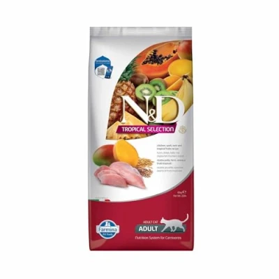 Afbeelding van N&amp;D Tropical kattenvoeding Kip 10 kg