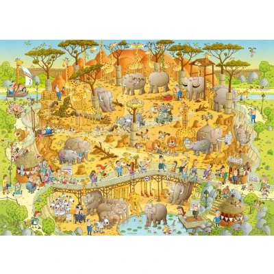 Afbeelding van Heye African Habitat Puzzel 1000 stukjes