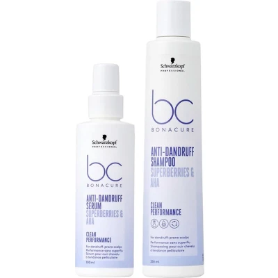 Afbeelding van Schwarzkopf BC Bonacure Anti Dandruff Shampoo 250ml + Serum 100ml bundel/set/pakket