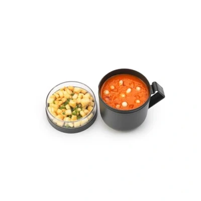 Afbeelding van Brabantia Make &amp; Take Soepbeker 0.6L Lichtgrijs
