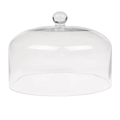 Afbeelding van Olympia glazen taartplateau koepeldeksel, 285(ø) x 200(h)mm, helder glas, beschermt zelfgemaakte taarten, afternoon tea scones, past op basis cs013 (apart verkrijgbaar) cs014