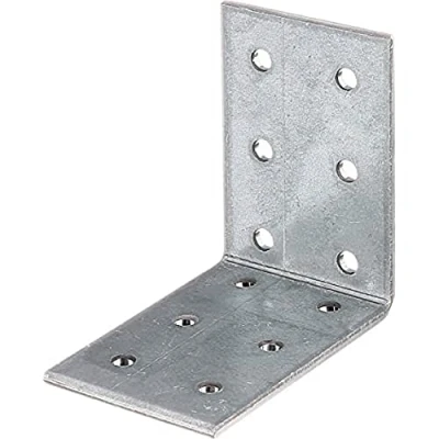 Afbeelding van Alberts 50x hoekverbinder bouwhoek houtverbinder geperforeerd paneel hoek 60x60x40mm