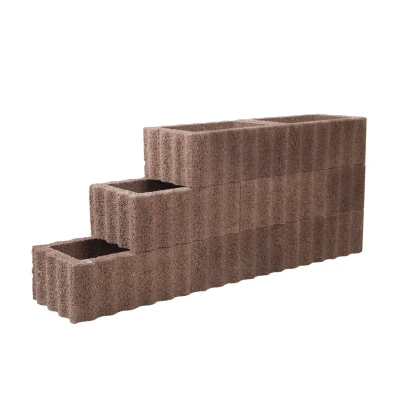 Afbeelding van Redsun Resupor Rechthoekflor 60x40x25 Cm Bruin/Rood