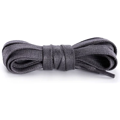 Afbeelding van Platte wax veters grijs lengte: 120 cm