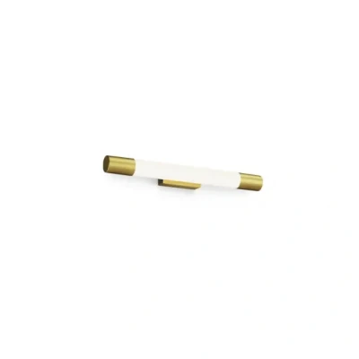 Afbeelding van Philips Rover Spiegelverlichting Spatwaterdicht IP44 5W 44,2 cm Warmwit licht Badkamerlamp Cilindervormig Messingkleurig