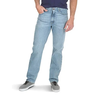 Afbeelding van Wrangler Authentics Men&#039;s Big &amp; Tall Classic 5 Pocket Regular Fit Jean, Stonewash Flex, 32W x 28L