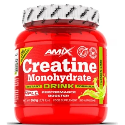Afbeelding van Amix Creatina Monohidrato Powder Drink 360 gr/Mejora el Rendimiento Deportivo Aumenta la Masa Muscular/Perfecta para Deportistas Sabor Lima Limón