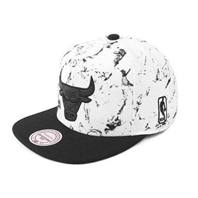 Afbeelding van Mitchell &amp; Ness Chicago Bulls Snapback Cap Eazy zwart, wit One size