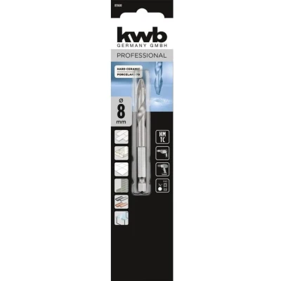 Afbeelding van Hard keramiek boor 8 mm Kwb