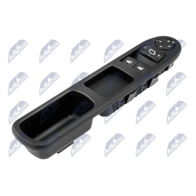 Afbeelding van NTY EWS PE 016 Schakelaar, raamopener Links voor PEUGEOT: 307 SW (3H) 1.6 HDI 110, 2.0 135, 1.4, 16V, 90, 110