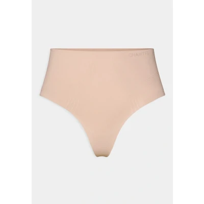 Afbeelding van Chantelle Smooth Comfort HIGH Waist Thong Shapewear, Dames, Maat: Small, Sirocco